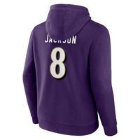 Women's Fanatics Branded Lamar Jackson Purple Baltimore Ravens