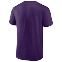 T-shirt Fanatics violet pour hommes Baltimore Ravens Champions de la division nord l'AFC 2024 Conquer Big & Tall