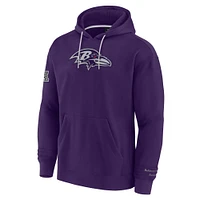 Men's Fanatics Purple Baltimore Ravens Elements Pace Fleece Pullover Hoodie