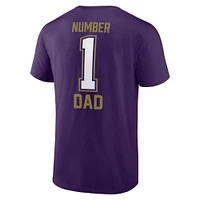 Men's Fanatics Purple Baltimore Ravens Father's Day T-Shirt