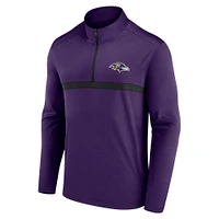 Men's Fanatics  Purple Baltimore Ravens Head-to-Head Quarter-Zip Top