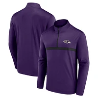 Men's Fanatics  Purple Baltimore Ravens Head-to-Head Quarter-Zip Top