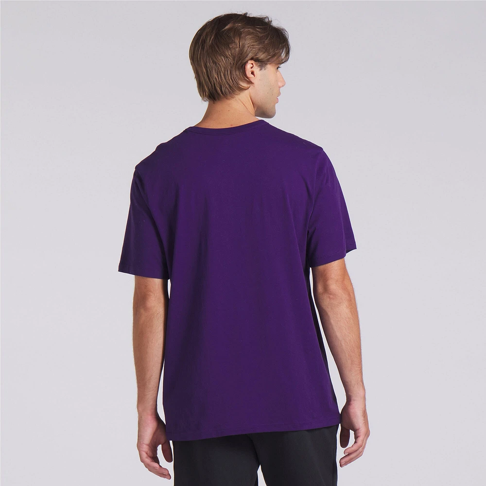 T-shirt en coton violet fanatiques pour hommes Baltimore Ravens Legacy