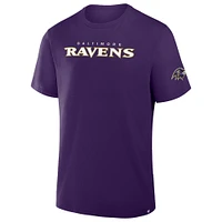 Men's Fanatics Purple Baltimore Ravens Option Route Legacy T-Shirt