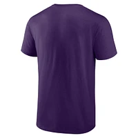 Men's Fanatics Purple Baltimore Ravens Standard Arch Stripe T-Shirt