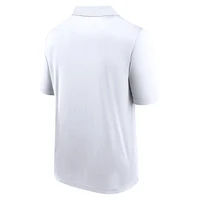 Men's Fanatics White Baltimore Ravens Victory For Us Interlock Polo