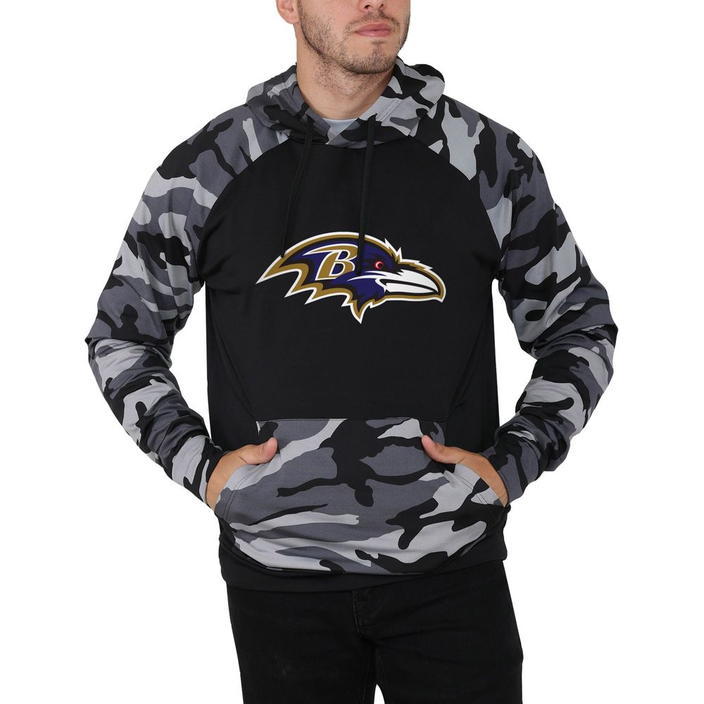 FOCO Men's FOCO Black Baltimore Ravens Camo Long Sleeve T-Shirt