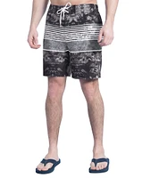 Short de bain G-III Sports by Carl Banks pour homme, noir/gris