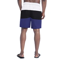 Short de bain G-III Sports by Carl Banks pour homme, violet/noir, Baltimore Ravens Sunrise Volley