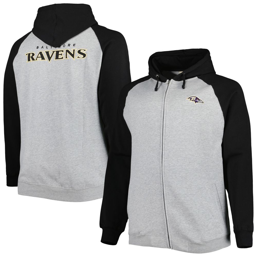 Women's Fanatics Branded Heather Charcoal Baltimore Ravens