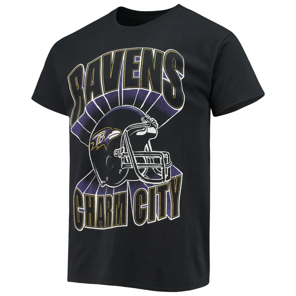 Men's Junk Food Black Baltimore Ravens Local T-Shirt