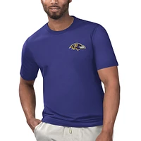 T-shirt Margaritaville Purple Baltimore Ravens pour hommes sous licence se détendre