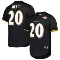 Men's Mitchell & Ness Ray Lewis Black Baltimore Ravens Throwback Retired  Player Name & Number Long Sleeve Top