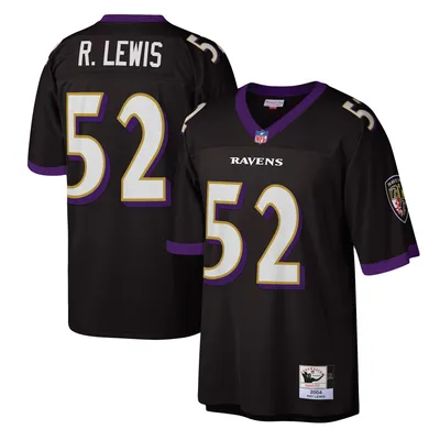 Ray Lewis Baltimore Ravens Mitchell & Ness Authentic Throwback Retired Player Jersey
