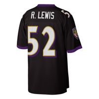 Men's Mitchell & Ness Ray Lewis Black Baltimore Ravens 2004 Authentic Throwback Retired Player Jersey