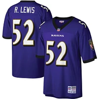 Men's Mitchell & Ness Ray Lewis Purple Baltimore Ravens Legacy Replica Jersey