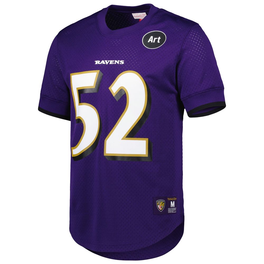 Mitchell & Ness Youth Baltimore Ravens Logo Graphic Purple Long Sleeve T- Shirt