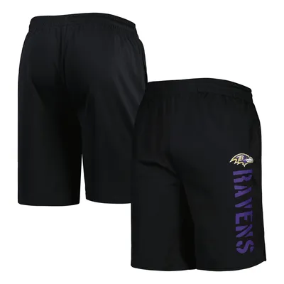 Baltimore Ravens MSX by Michael Strahan Team Shorts - Black