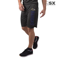 Men's MSX by Michael Strahan Black Baltimore Ravens Training Shorts