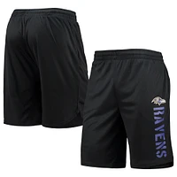 Men's MSX by Michael Strahan Black Baltimore Ravens Training Shorts