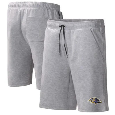 Baltimore Ravens MSX by Michael Strahan Trainer Shorts - Heather Gray