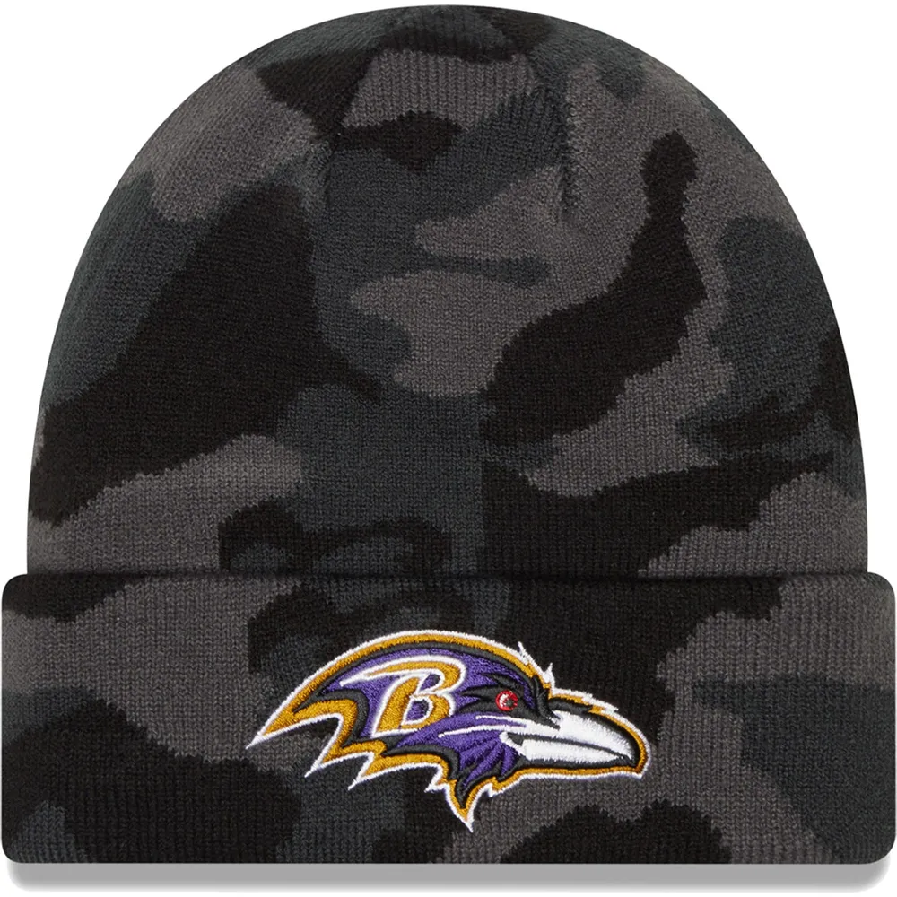 Lids Baltimore Ravens New Era Camo Cuffed Knit Hat