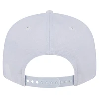 Men's New Era Baltimore Ravens Main White on White 9FIFTY Snapback Hat