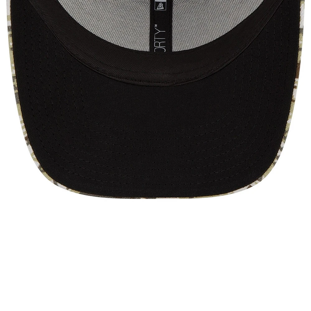 Men's New Era Black/Camo Baltimore Ravens 2021 Salute To Service - Trucker 9FORTY Snapback Adjustable Hat