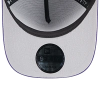 Casquette snapback 9FIFTY A-Frame noire/violette pour homme des Baltimore Ravens, draft NFL 2025, New Era