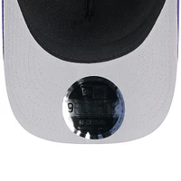 Casquette ajustable New Era 9FORTY M-Crown A-Frame pour homme, noire/violette, des Baltimore Ravens, draft NFL 2025