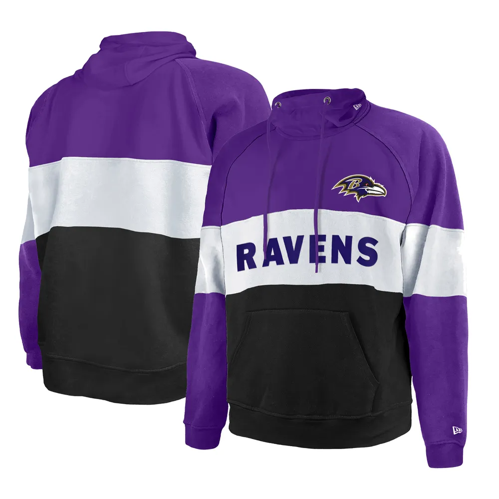 Baltimore Ravens Color Block Men's Nike NFL Pullover Hoodie.