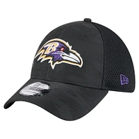 Casquette 39THIRTY Flex Active Camo Baltimore Ravens de New Era pour homme, noire