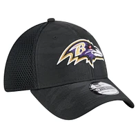 Casquette 39THIRTY Flex Active Camo Baltimore Ravens de New Era pour homme, noire
