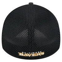 Casquette 39THIRTY Flex Active Camo Baltimore Ravens de New Era pour homme, noire