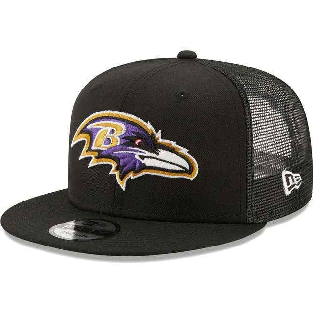 Men's New Era Gray/Black Baltimore Ravens Prime 39THIRTY Flex Hat