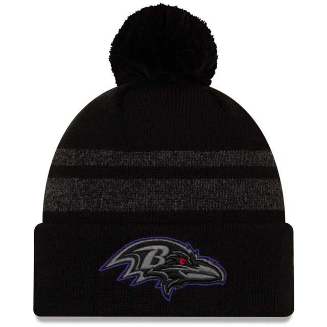 Men's New Era Black Philadelphia Eagles Dispatch Cuffed Knit Hat