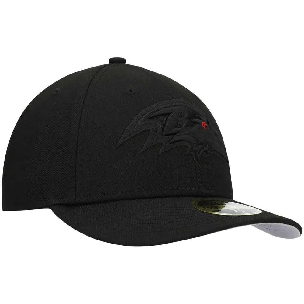 Men's New Era Black Baltimore Ravens Eye on Low Profile 59FIFTY II Fitted Hat