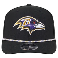 Casquette extensible à boutons-pression Gameday Multi Rope 9SEVENTY des Baltimore Ravens de New Era pour homme