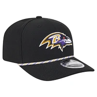 Casquette extensible à boutons-pression Gameday Multi Rope 9SEVENTY des Baltimore Ravens de New Era pour homme