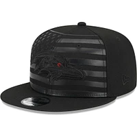 Men's New Era Black Baltimore Ravens Independent 9FIFTY Snapback Hat