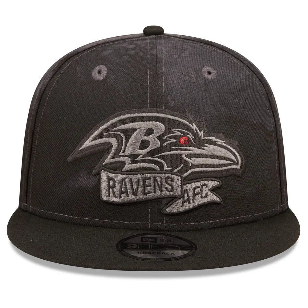 New Era Baltimore Ravens Ink NFL Sideline 2022 9Fifty Snapback Hat