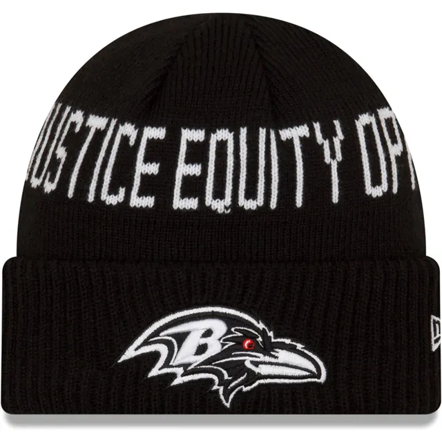 Baltimore Ravens 2022 Sideline Ink Dye Knit Hat