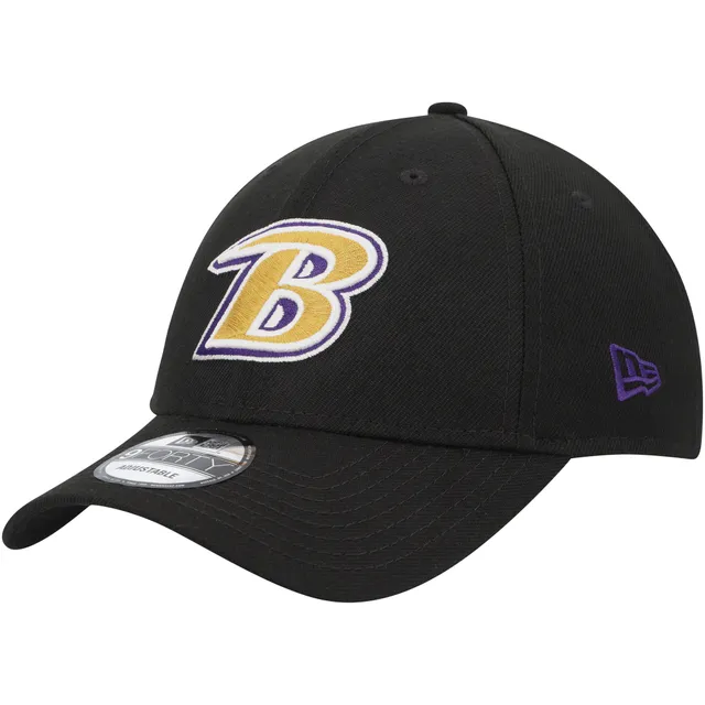 Baltimore Ravens New Era Omaha 59FIFTY Fitted Hat - Black