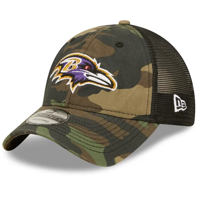 Men's Baltimore Ravens '47 Black Highpoint Trucker Clean Up