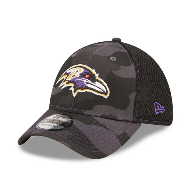 Men's New Era Graphite Baltimore Ravens Storm 59FIFTY Fitted Hat