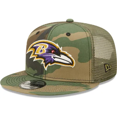 Men's New Era Camo Baltimore Ravens Classic Trucker 9FIFTY Snapback Hat