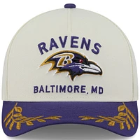 Men's New Era /Purple Baltimore Ravens 2025 NFL Draft 9FORTY A-Frame M-Crown Adjustable Hat