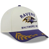 Men's New Era /Purple Baltimore Ravens 2025 NFL Draft 9FORTY A-Frame M-Crown Adjustable Hat