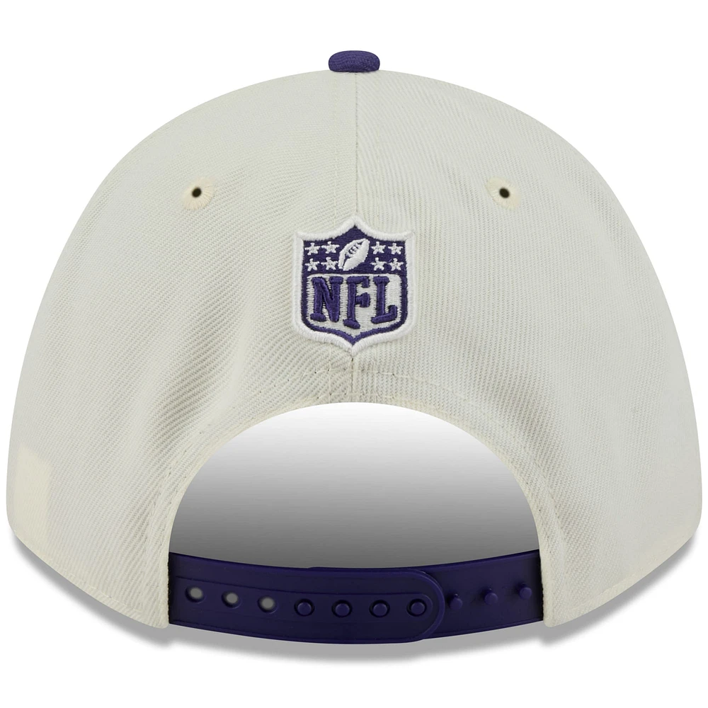 Men's New Era /Purple Baltimore Ravens 2025 NFL Draft 9FORTY A-Frame M-Crown Adjustable Hat