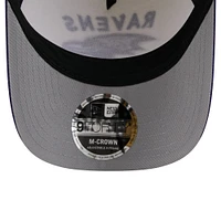 Men's New Era /Purple Baltimore Ravens 2025 NFL Draft 9FORTY A-Frame M-Crown Adjustable Hat